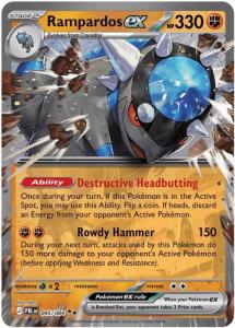 ME05 - Pitch Black - 045/084 - Rampardos ex - Double Rare