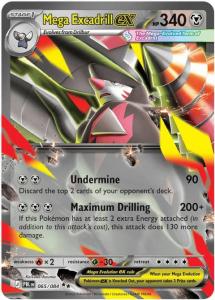 ME05 - Pitch Black - 065/084 - Mega Excadrill ex - Double Rare