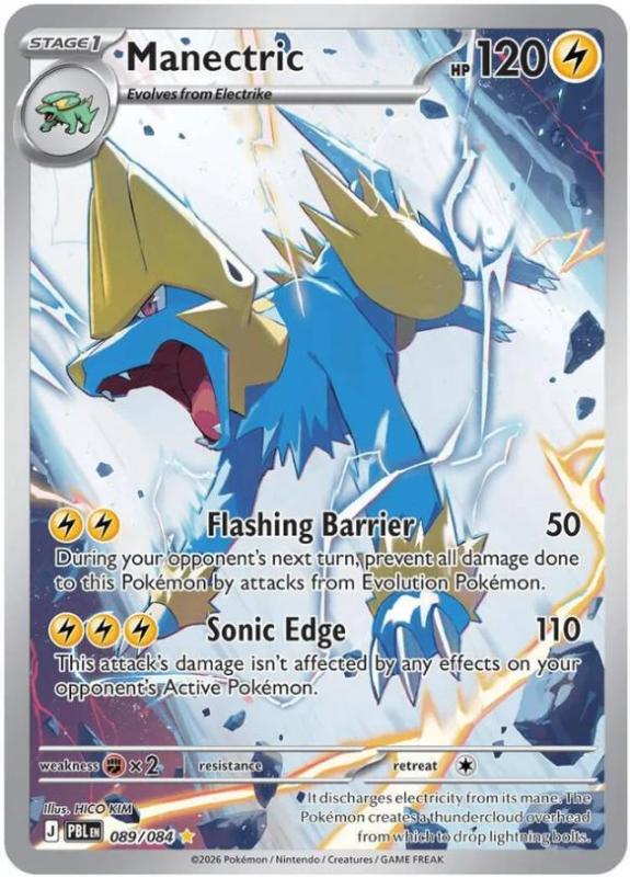ME05 - Pitch Black - 089/084 - Manectric - Illustration Rare