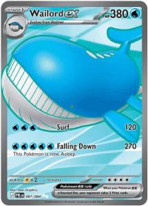 ME05 - Pitch Black - 097/084 - Wailord ex - Ultra Rare
