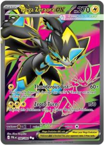 ME05 - Pitch Black - 098/084 - Mega Zeraora ex - Ultra Rare