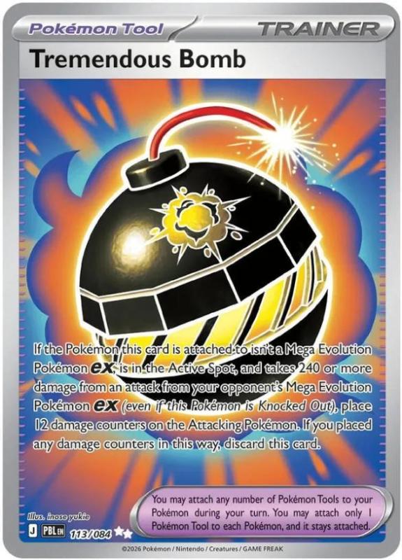 ME05 - Pitch Black - 113/084 - Tremendous Bomb - Ultra Rare