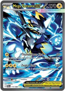 ME05 - Pitch Black - 114/084 - Mega Zeraora ex - Special Illustration Rare