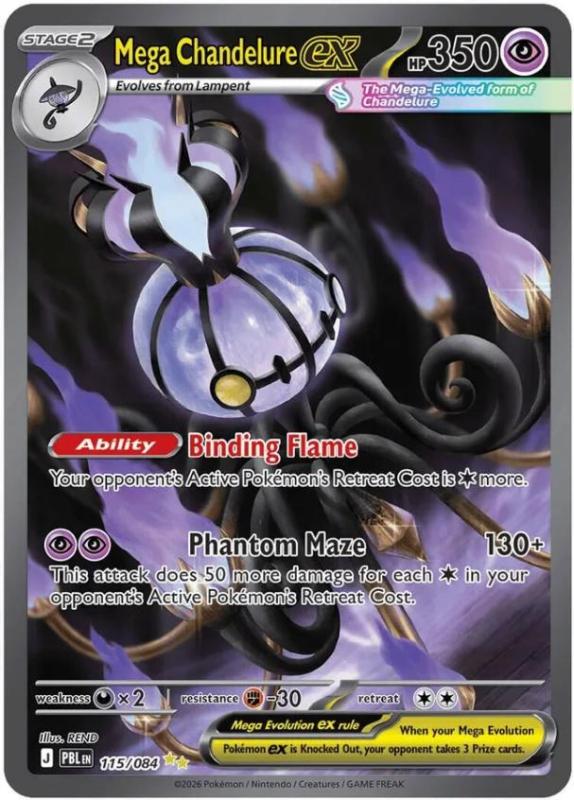 ME05 - Pitch Black - 115/084 - Mega Commonhandelure ex - Special Illustration Rare