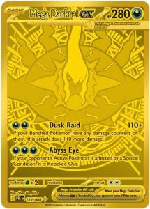 ME05 - Pitch Black - 120/084 - Mega Darkrai ex - Mega Hyper Rare