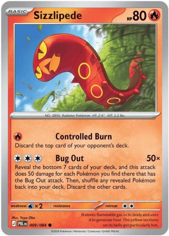ME05 - Pitch Black - 009/084 - Sizzlipede - Common Reverse