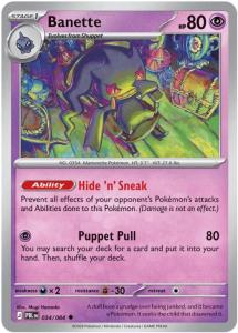 ME05 - Pitch Black - 034/084 - Banette - Uncommon Reverse