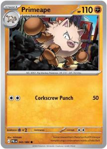 ME05 - Pitch Black - 043/084 - Primeape - Common Reverse