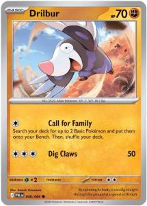 ME05 - Pitch Black - 046/084 - Drilbur - Common Reverse