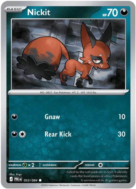 ME05 - Pitch Black - 053/084 - Nickit - Common Reverse