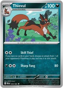 ME05 - Pitch Black - 054/084 - Thievul - Uncommon Reverse