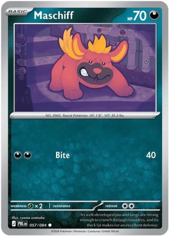 ME05 - Pitch Black - 057/084 - Maschiff - Common Reverse
