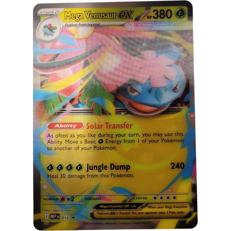 JUMBO Mega Venusaur ex - MEP013 - Mega Evolution JUMBO Promo