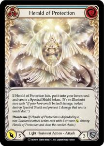 MON016-RF - Herald of Protection Blue - Common - Rainbow Foil