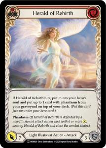 MON020-RF - Herald of Rebirth Red - Common - Rainbow Foil
