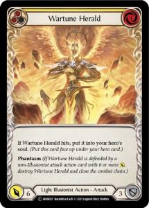 MON027-RF - Wartune Herald Yellow - Common - Rainbow Foil