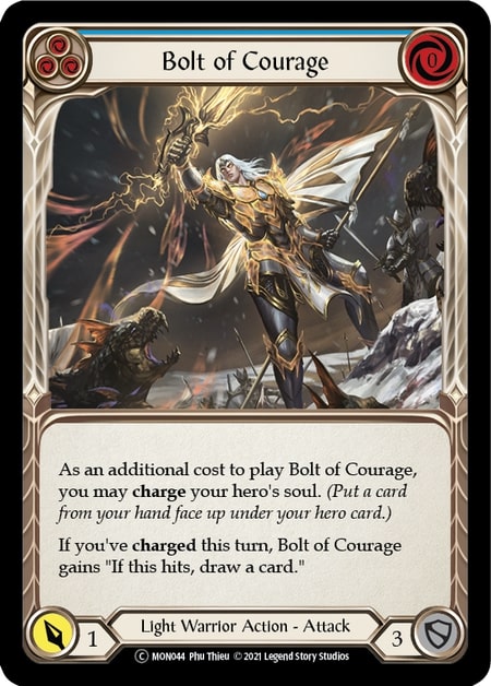 MON044 - Bolt of Courage Blue - Common