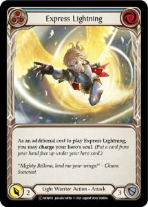 MON053-RF - Express Lightning Blue - Common - Rainbow Foil