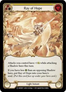 MON087-RF - Ray of Hope Yellow - Common - Rainbow Foil