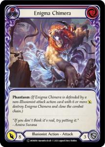 MON098-RF - Enigma Chimera Red - Common - Rainbow Foil