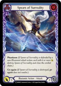 MON103-RF - Spears of Surreality Blue - Common - Rainbow Foil