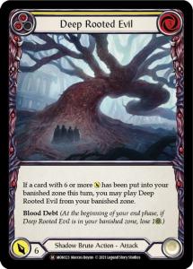 MON123-RF - Deep Rooted Evil - Majestic - Rainbow Foil