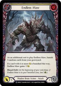 MON127-RF - Endless Maw Yellow - Rare - Rainbow Foil