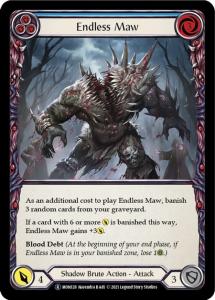 MON128-RF - Endless Maw Blue - Rare - Rainbow Foil