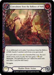 MON133-RF - Convulsions from the Bellows of Hell Yellow - Rare - Rainbow Foil