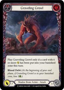 MON144 - Graveling Growl Red - Common