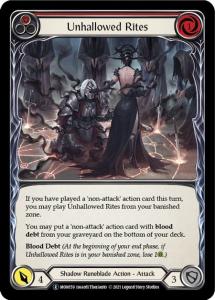 MON159 - Unhallowed Rites Red - Rare