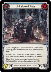 MON161 - Unhallowed Rites Blue - Rare