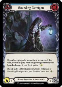 MON170-RF - Bounding Demigod Blue - Common - Rainbow Foil