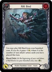 MON174-RF - Rift Bind Red - Common - Rainbow Foil