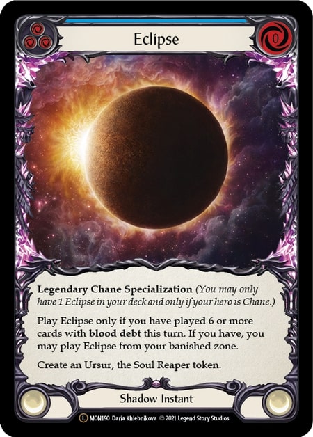 MON190-RF - Eclipse - Legendary - Rainbow Foil