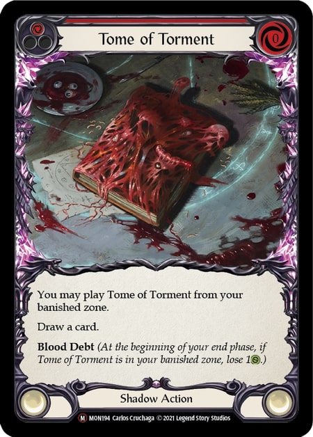 MON194-RF - Tome of Torment - Majestic - Rainbow Foil