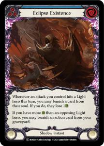 MON218-RF - Eclipse Existence Blue - Common - Rainbow Foil