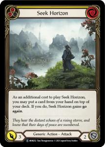 MON252 - Seek Horizon Yellow - Rare