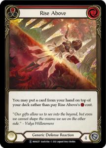 MON257-RF - Rise Above Red - Rare - Rainbow Foil