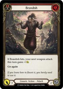 MON269-RF - Brandish Red - Common - Rainbow Foil