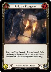 MON283-RF - Rally the Rearguard Blue - Common - Rainbow Foil