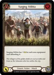 MON289 - Surging Militia Blue - Common