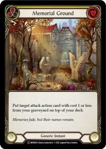 MON304-RF - Memorial Ground Yellow - Common - Rainbow Foil