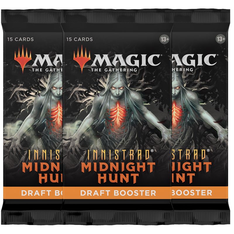 Magic, Innistrad Midnight Hunt, 3 Draft Booster