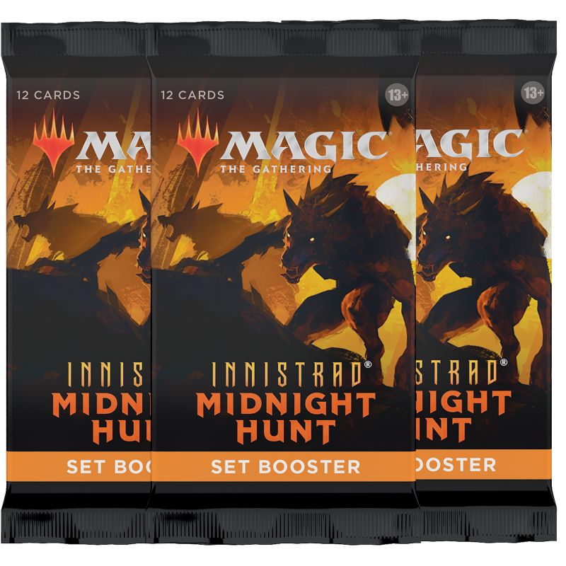 Magic, Innistrad Midnight Hunt, 3 Set Booster