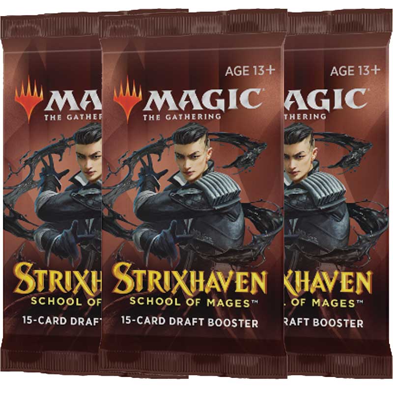 Magic, Strixhaven: School of Mages, 3 Draft Boosters