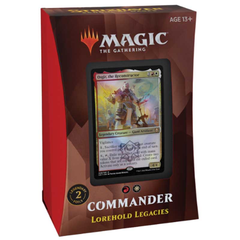 Magic, Strixhaven: School of Mages, Commander Deck: Lorehold Legacies [Red / White]