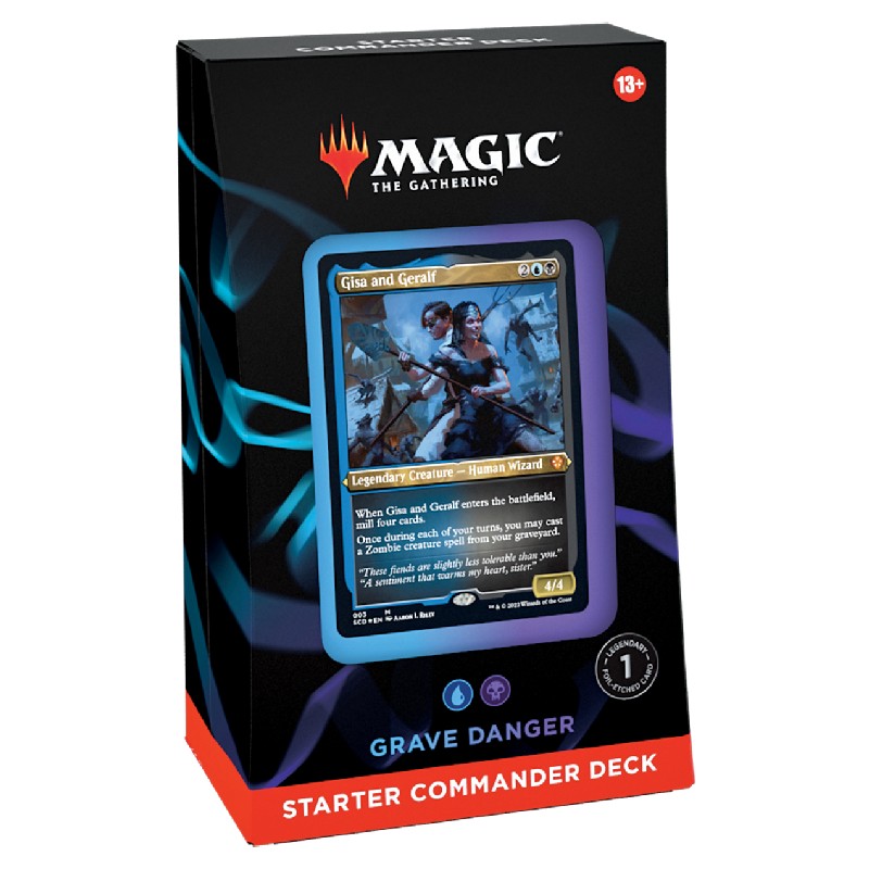 Magic, Starter Commander Deck 2022 – Grave Danger (Blue, Black)