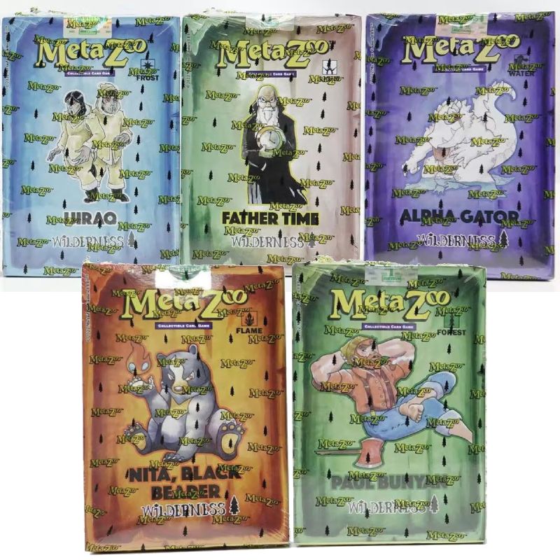 MetaZoo TCG: Wilderness 1st Edition Theme Deck x 5