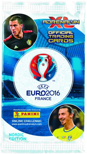 1 Pack (6 cards) Nordic Edition Panini Adrenalyn XL Euro 2016